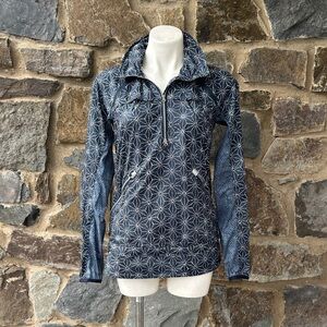 Lululemon Miss Misty Pullover Exploded Sashico Star Inkwell Ghost size 6